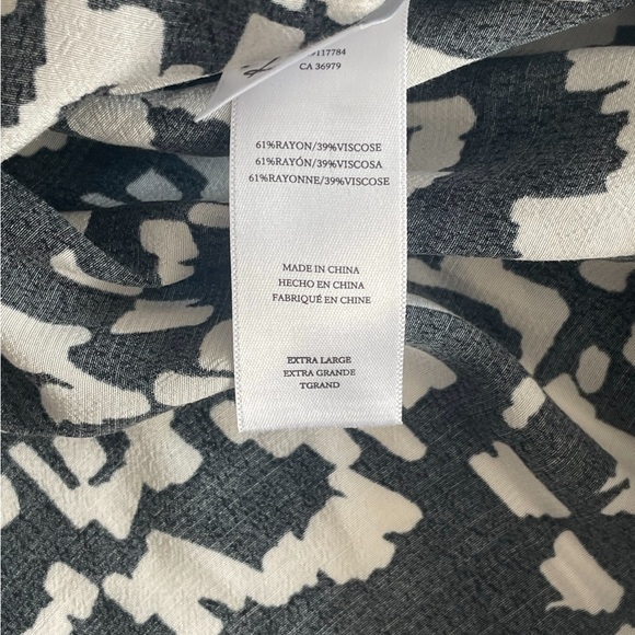 NWT Rails black and white top size XL - Picture 5 of 5